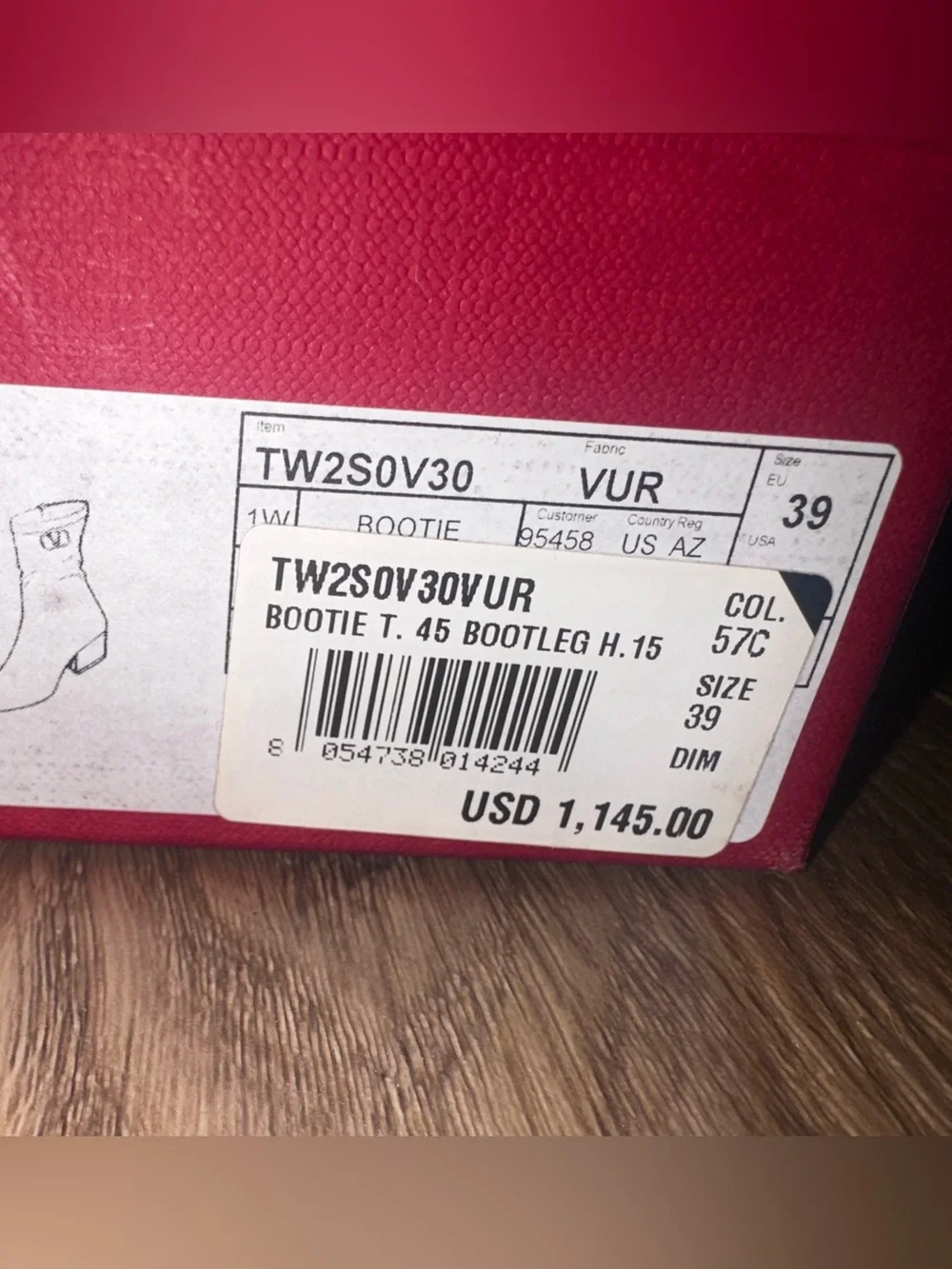 Valentino Rust Brown Suede Ankle Boots with Gold V Logo